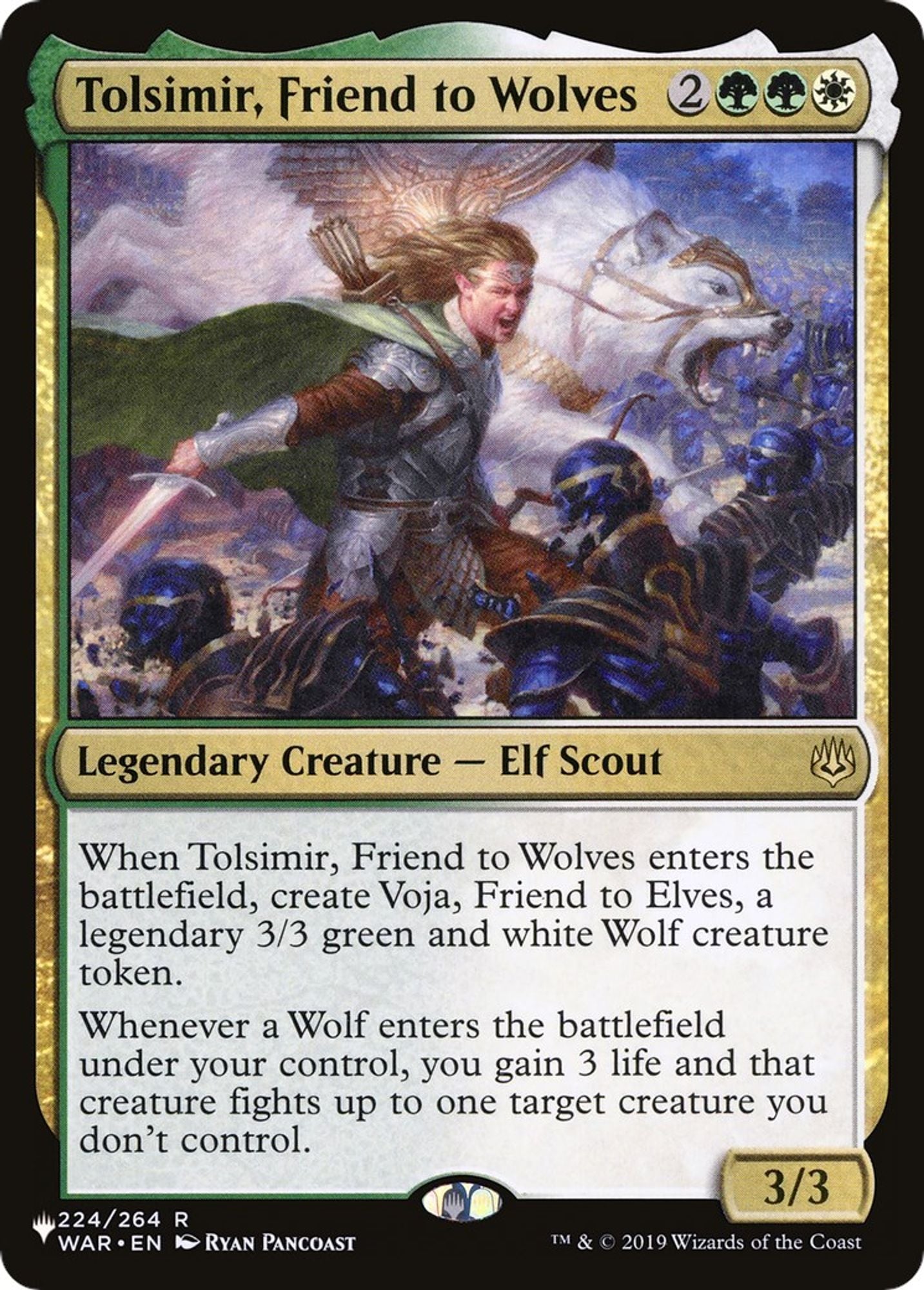 Tolsimir, Friend to Wolves - The List Reprints