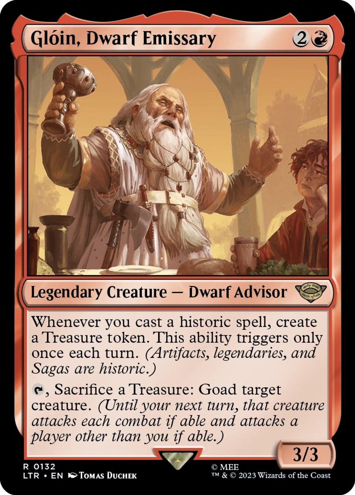 Gloin, Dwarf Emissary - Universes Beyond: The Lord of the Rings: Tales of Middle-earth