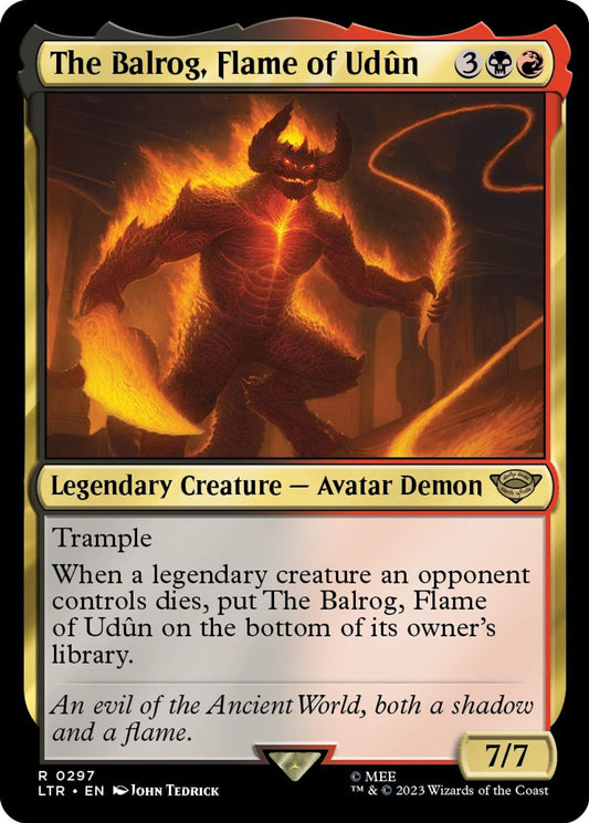The Balrog, Flame of Udun - Universes Beyond: The Lord of the Rings: Tales of Middle-earth
