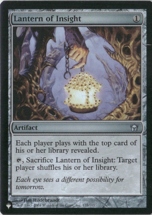 Scan Image | Lantern of Insight - The List Reprints | [D2EA7BD6]