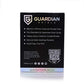 GUARDIAN SHIELD  4 Pocket Binder Black