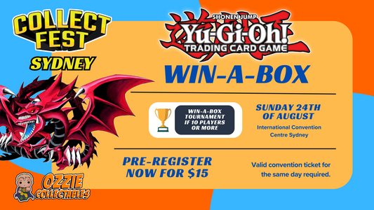 Yu-Gi-Oh! Win-a-Box Tournament at CollectFest SYDNEY 2025 Sunday 24th August