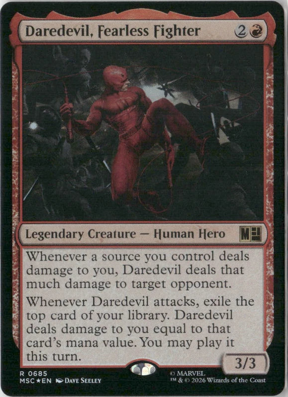 Scan Image | Daredevil, Fearless Fighter - Commander: Marvel Super Heroes | [65D65CB7]