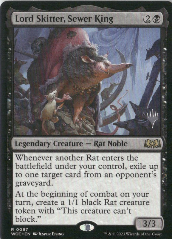 Scan Image | Lord Skitter, Sewer King - Promo Pack: Wilds of Eldraine | [7F5274FF]