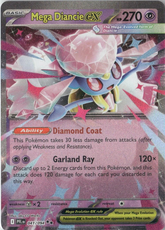 Mega Diancie ex - ME02: Phantasmal Flames