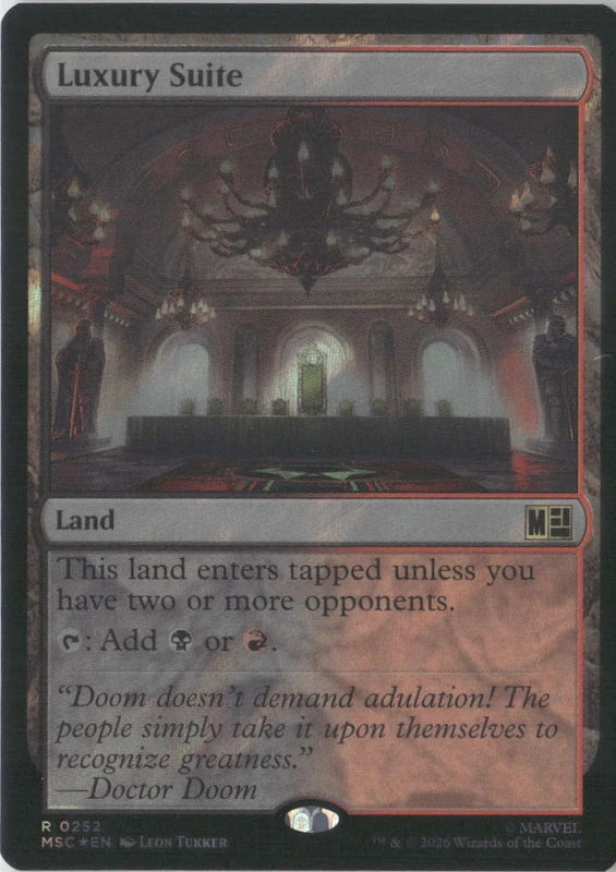 Scan Image | Luxury Suite (Surge Foil) - Commander: Marvel Super Heroes | [CFF07847]
