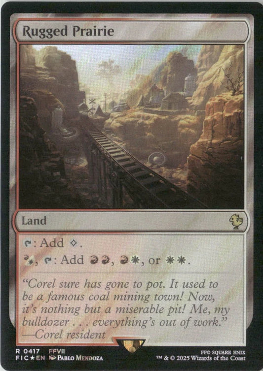 Scan Image | Rugged Prairie (Surge Foil) - Commander: FINAL FANTASY | [843D9236]