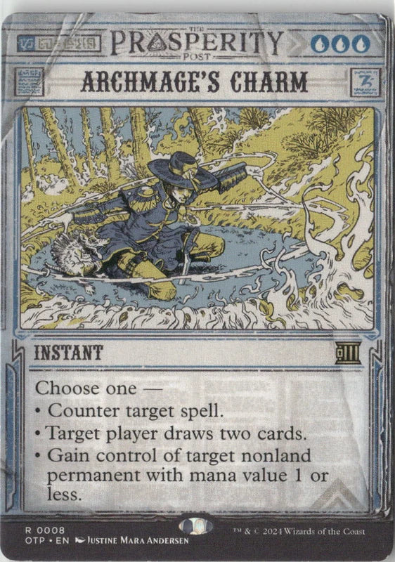 Scan Image | Archmage's Charm - Outlaws of Thunder Junction: Breaking News | [2C55C347]