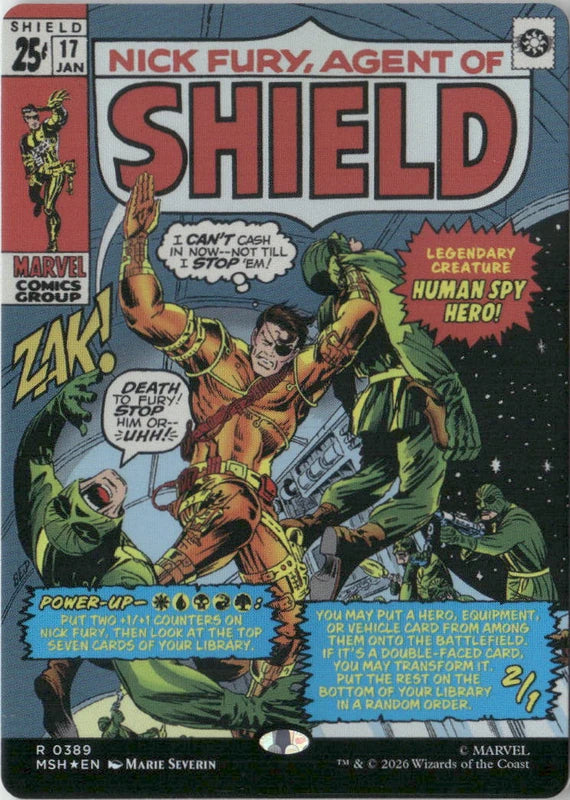 Scan Image | Nick Fury, Agent of S.H.I.E.L.D. (Borderless) (0389) - Marvel Super Heroes | [9E5371C7]