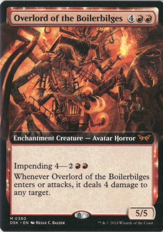 Scan Image | Overlord of the Boilerbilges (Extended Art) - Duskmourn: House of Horror | [19C38BB2]