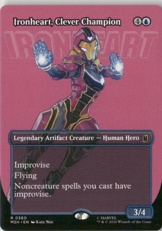 Scan Image | Ironheart, Clever Champion (Borderless) - Marvel Super Heroes | [D10EF4E6]
