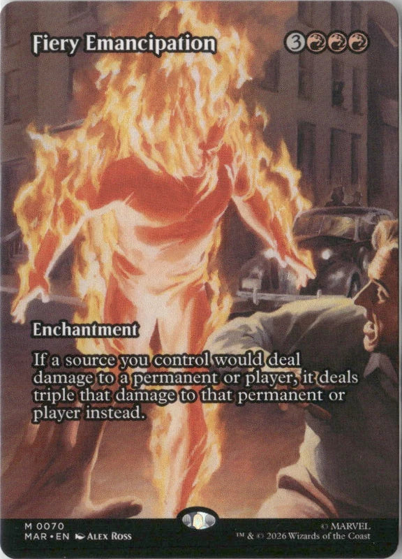 Scan Image | Fiery Emancipation (Borderless) - Marvel Universe Eternal-Legal | [FDEC9378]