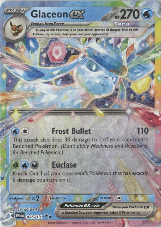 Glaceon ex - 026/131 - SV: Prismatic Evolutions