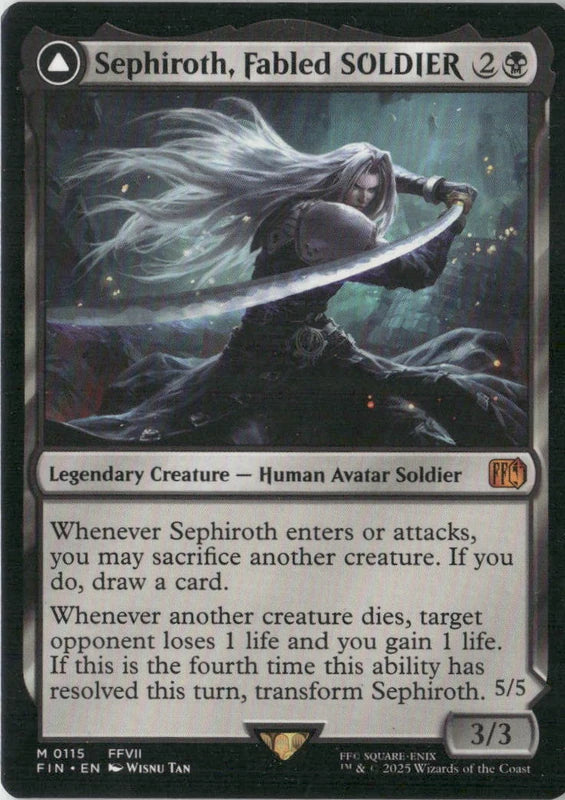 Scan Image | Sephiroth, Fabled SOLDIER - FINAL FANTASY | [857DADAF]