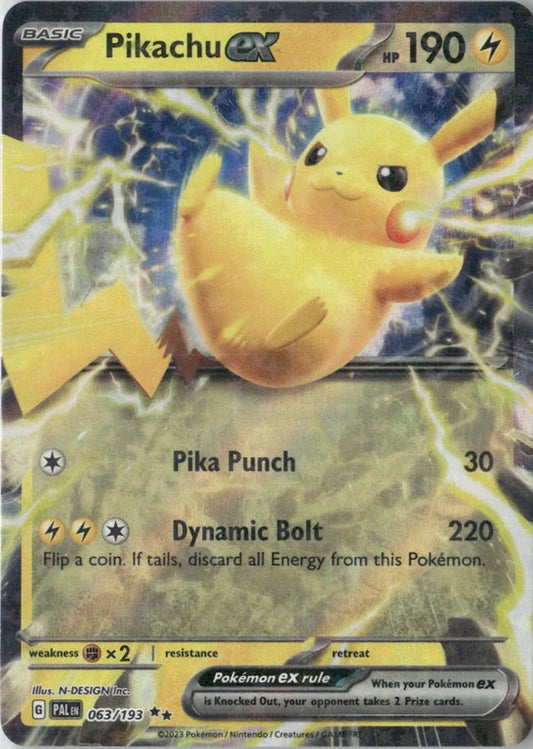 Pikachu ex - SV02: Paldea Evolved