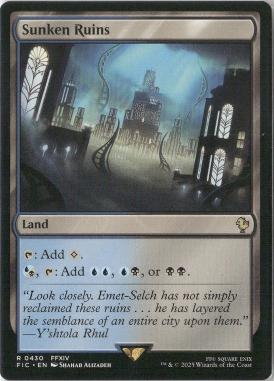 Sunken Ruins (Surge Foil) - Commander: FINAL FANTASY