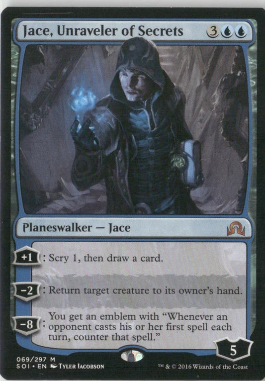 Scan Image | Jace, Unraveler of Secrets - Shadows over Innistrad | [EC05D836]
