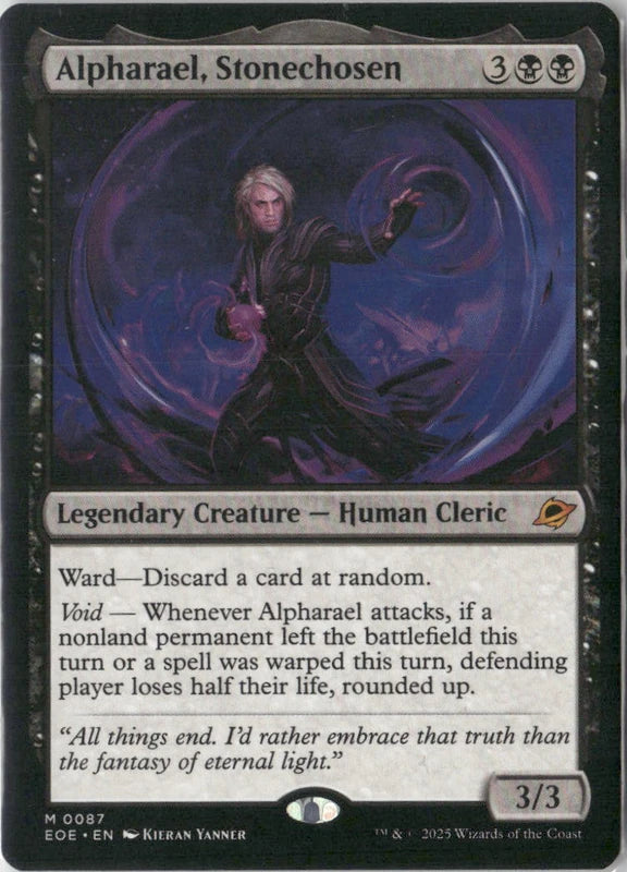 Scan Image | Alpharael, Stonechosen - Edge of Eternities | [FFA6CC82]