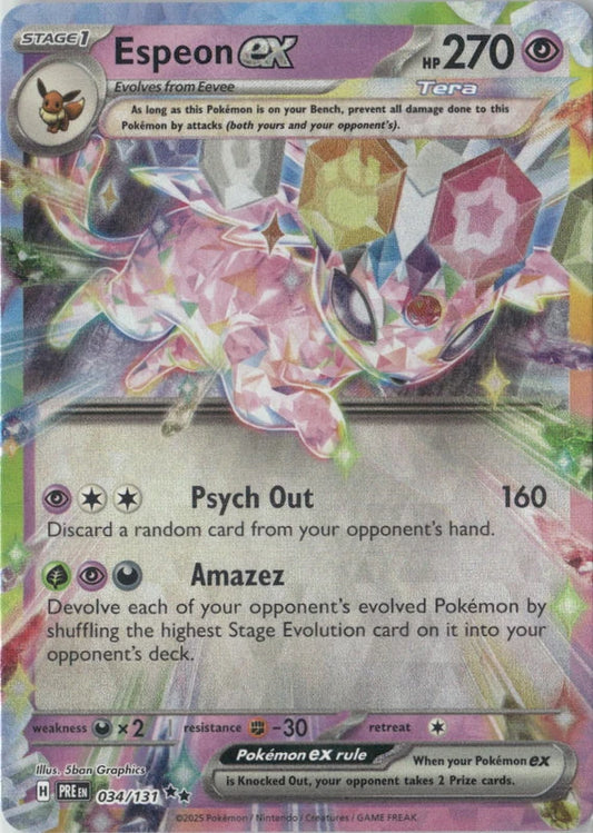 Espeon ex - 034/131 - SV: Prismatic Evolutions