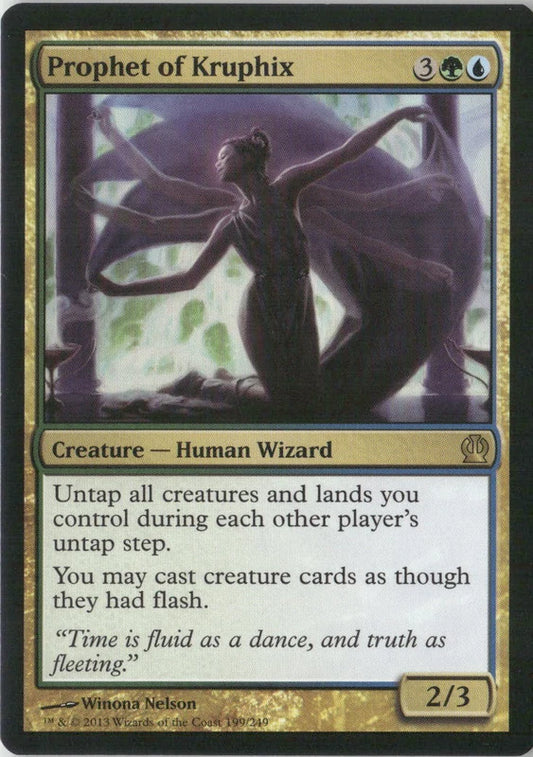 Scan Image | Prophet of Kruphix - Theros | [0E75B5AC]