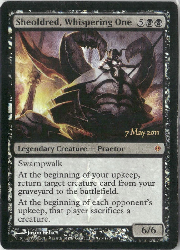 Scan Image | Sheoldred, Whispering One - Prerelease Cards | [58CD3C5C]
