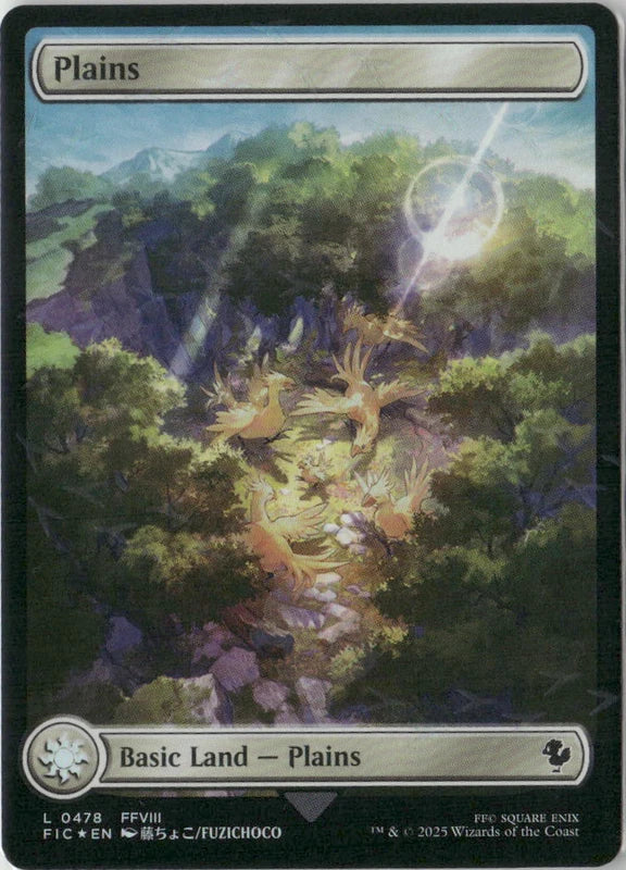 Scan Image | Plains (Chocobo Track Foil) - Commander: FINAL FANTASY | [2CC119A2]