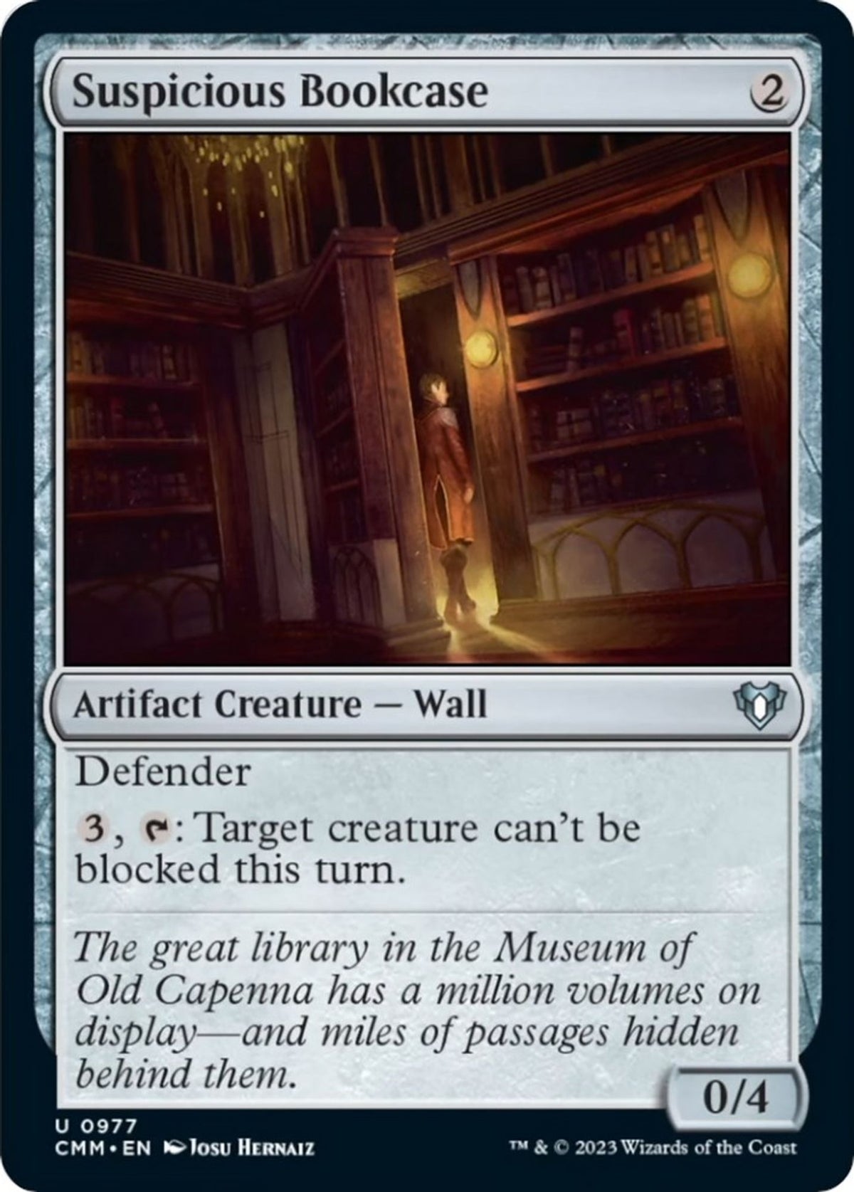 Suspicious Bookcase - Commander Masters