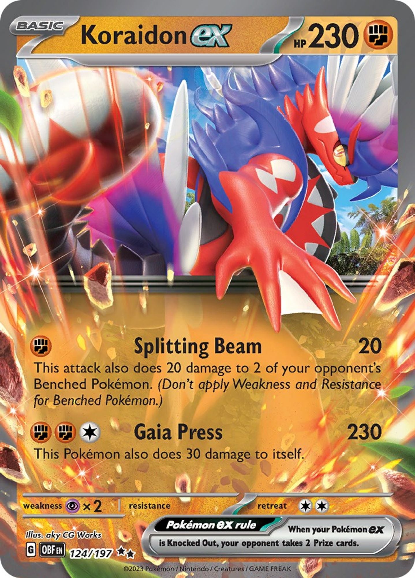 Koraidon ex - SV03: Obsidian Flames