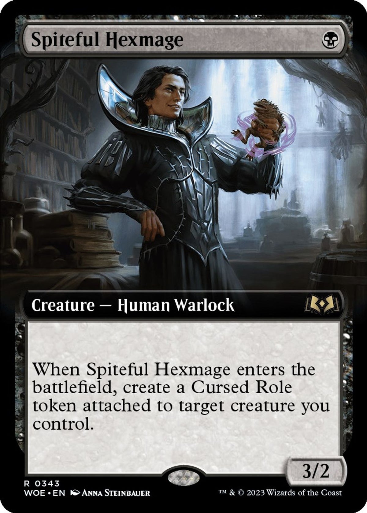 Spiteful Hexmage (Extended Art) - Wilds of Eldraine