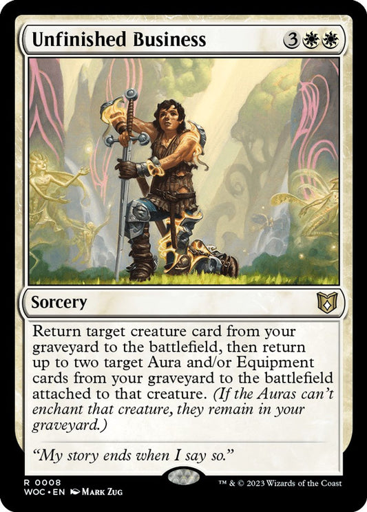 Unfinished Business - Commander: Wilds of Eldraine