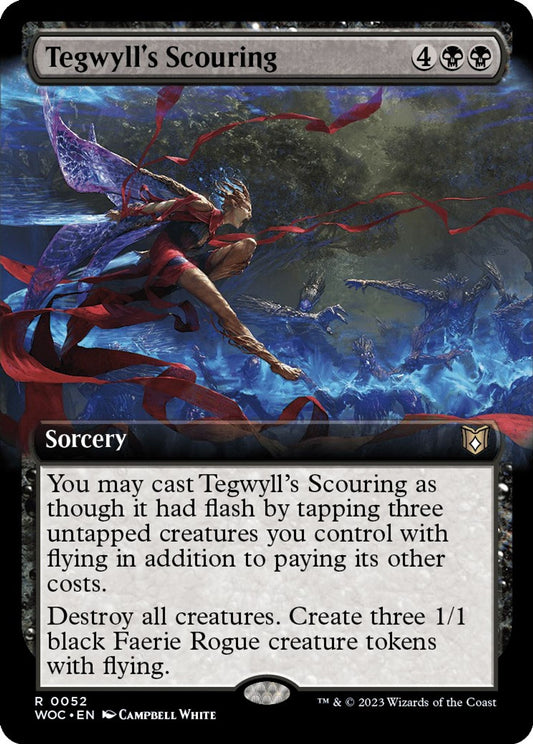 Tegwyll's Scouring (Extended Art) - Commander: Wilds of Eldraine