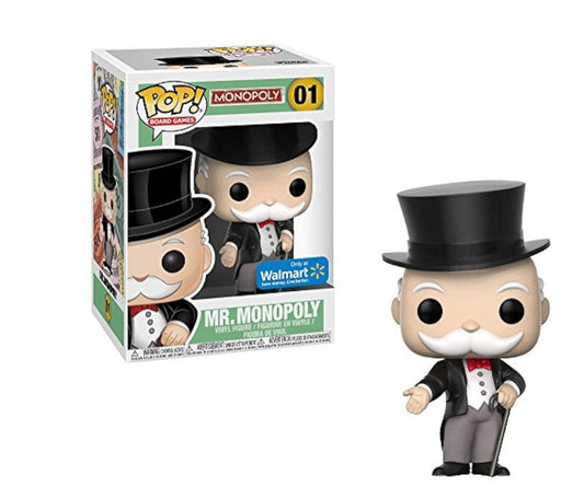 Monopoly - Mr. Monopoly Walmart Exclusive Pop Vinyl #01