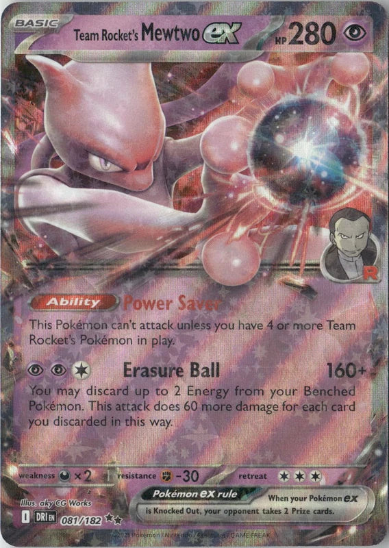 Team Rocket's Mewtwo ex - 081/182 - SV10: Destined Rivals
