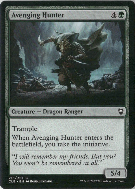Scan Image | Avenging Hunter - Commander Legends: Battle for Baldur's Gate | [D9E911F5]