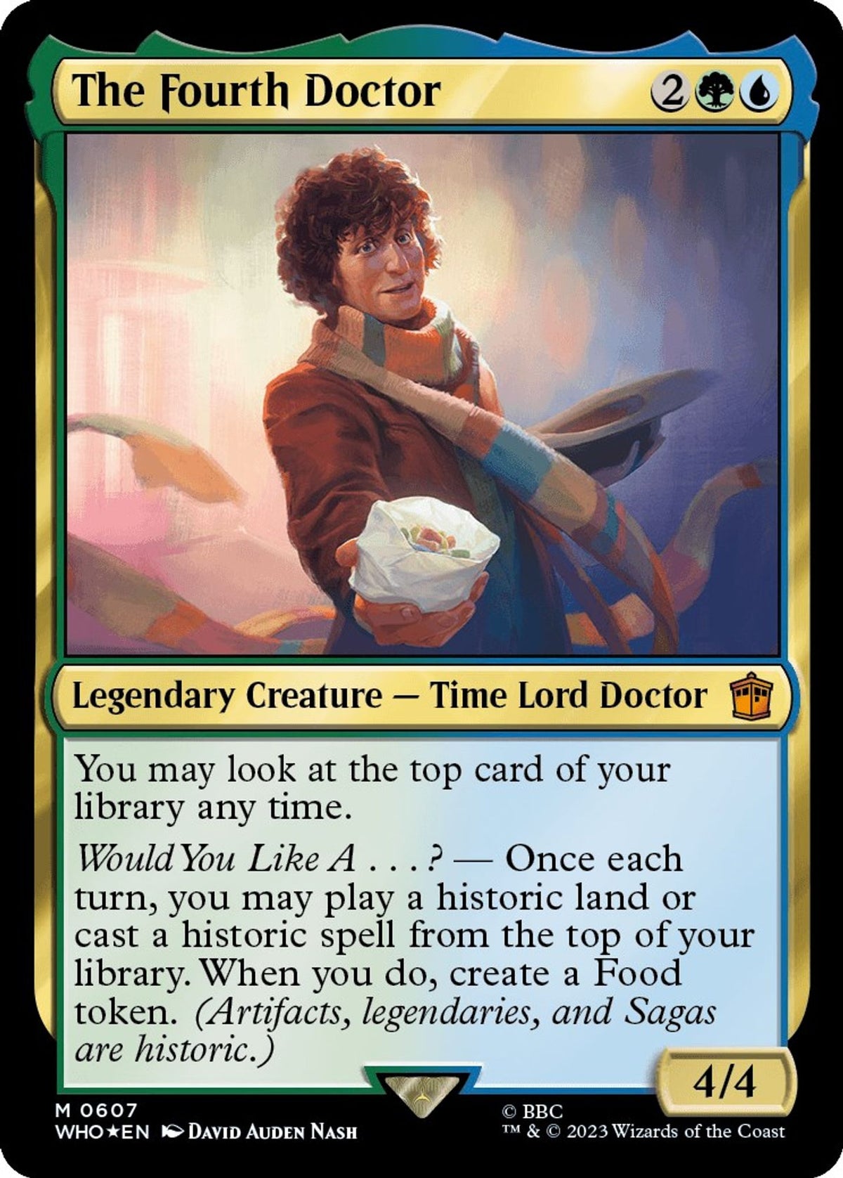 The Fourth Doctor (Surge Foil) - Universes Beyond: Doctor Who