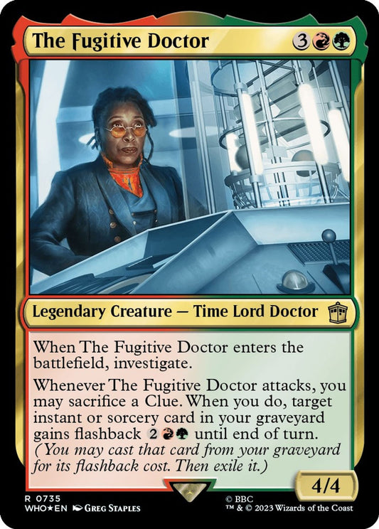 The Fugitive Doctor (Surge Foil) - Universes Beyond: Doctor Who