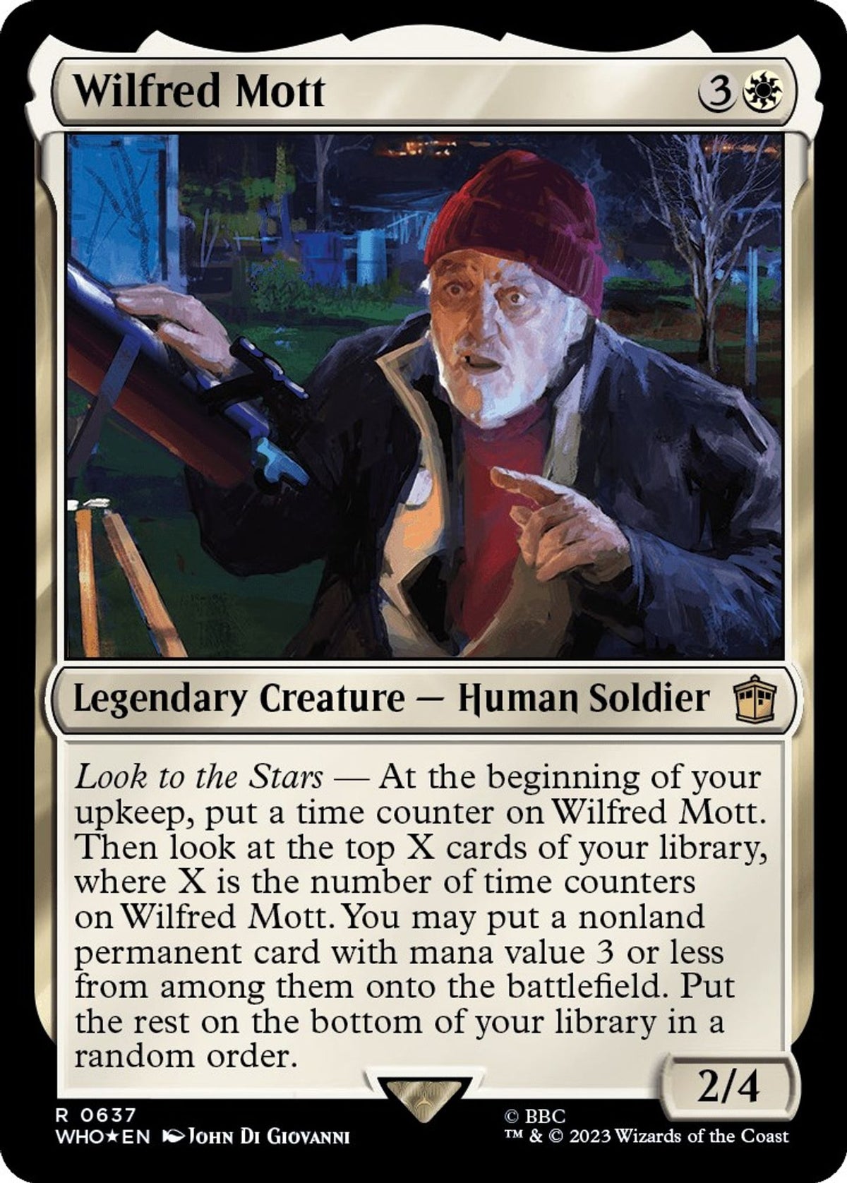 Wilfred Mott (Surge Foil) - Universes Beyond: Doctor Who