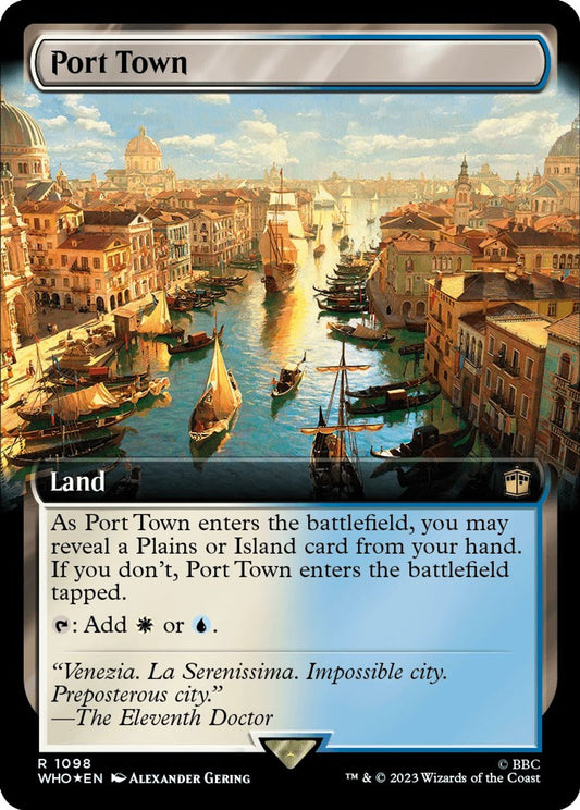 Port Town (Extended Art) (Surge Foil)