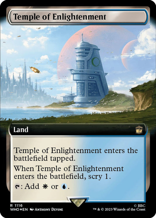 Temple of Enlightenment (Extended Art) (Surge Foil) - Universes Beyond: Doctor Who