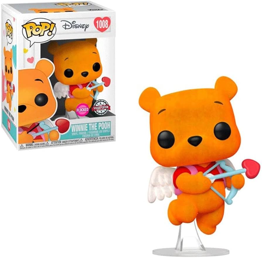 Winnie the Pooh - Pooh Valentines Flocked US Exclusive Pop! Vinyl #1008