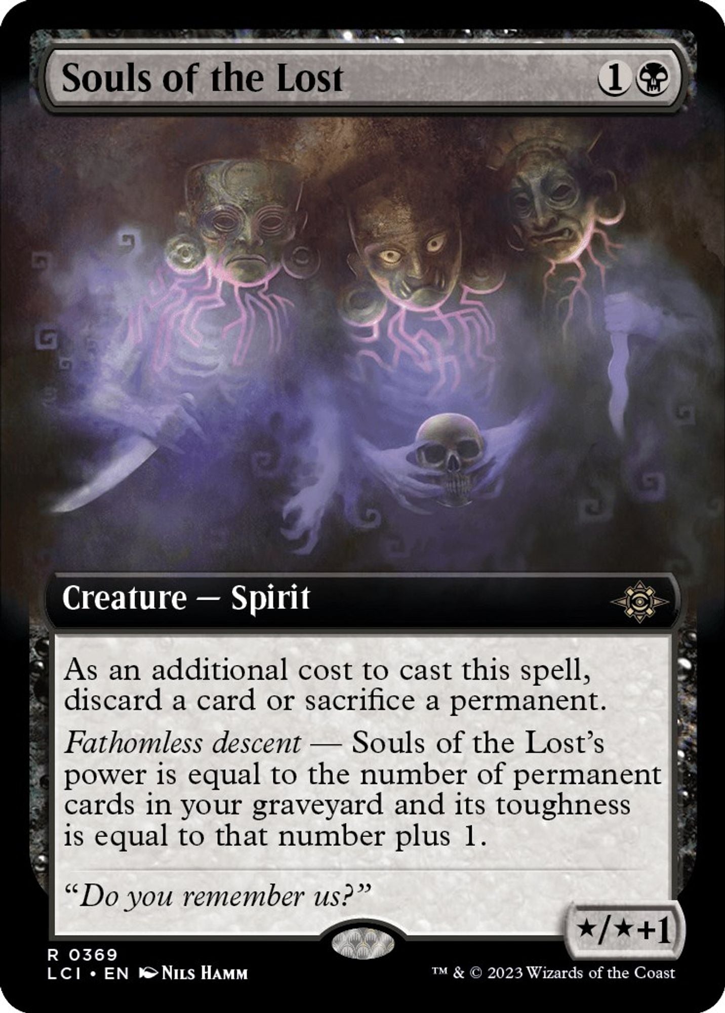 Souls of the Lost (Extended Art) - The Lost Caverns of Ixalan