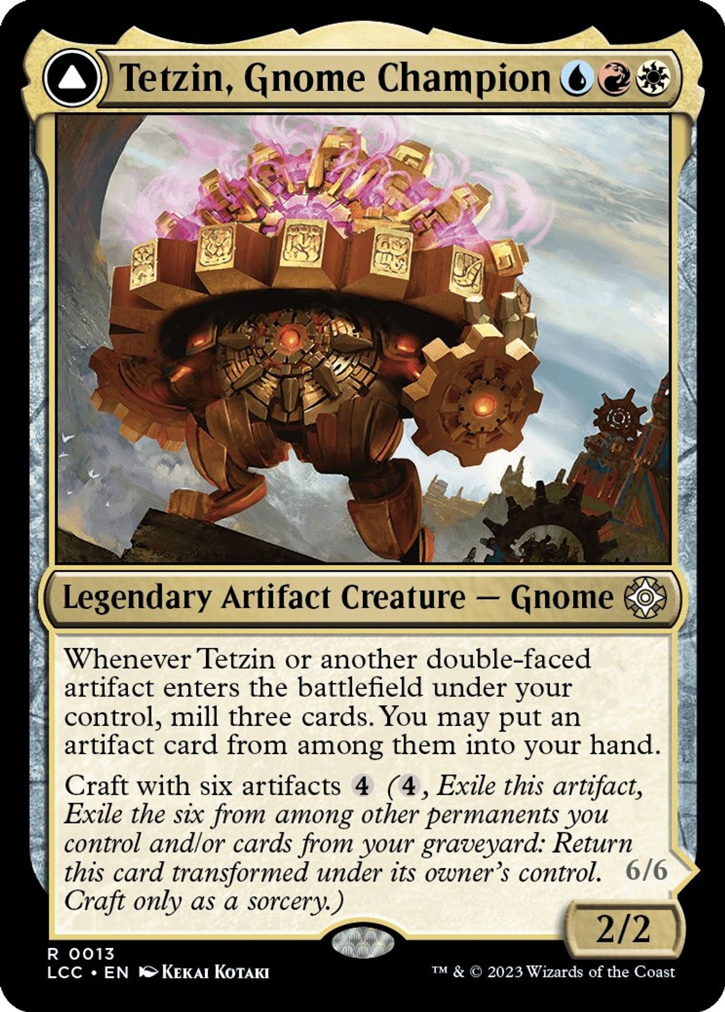 Tetzin, Gnome Champion - Commander: The Lost Caverns of Ixalan