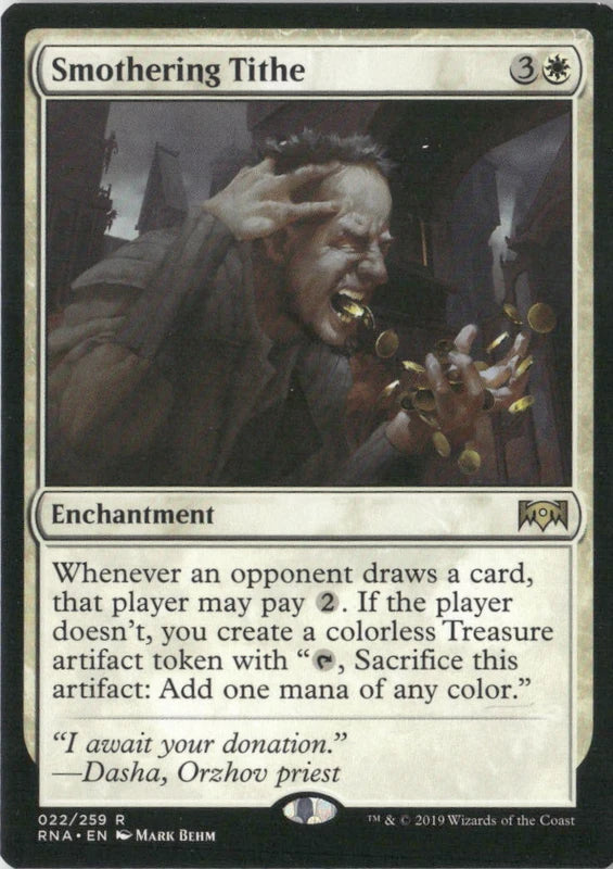Scan Image | Smothering Tithe - Ravnica Allegiance | [E45C7A5F]