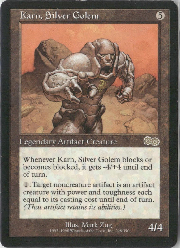Scan Image | Karn, Silver Golem - Urza's Saga | [0FAD131B]