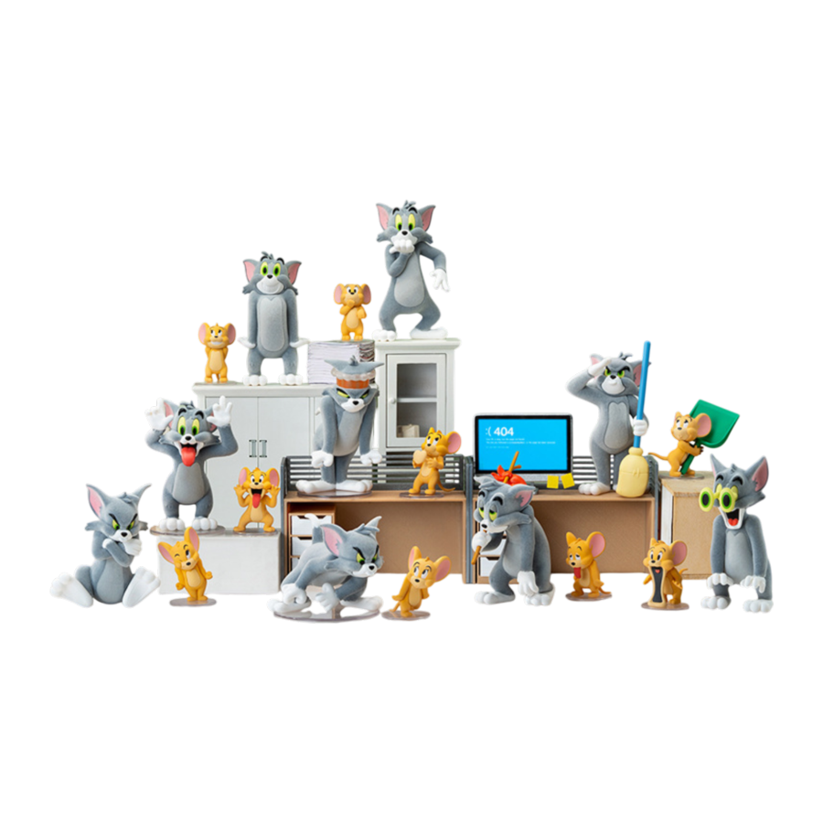 Tom & Jerry - States of Mind Blind Box Figures (Display of 8)