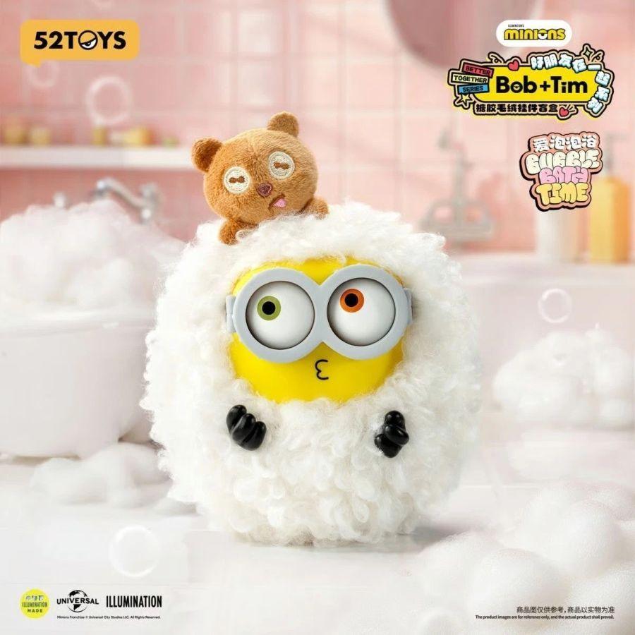 Minions - Bob & Tim Best Buddies Forever Series Vinyl Plush Keychain Blind Box (Display of 6)