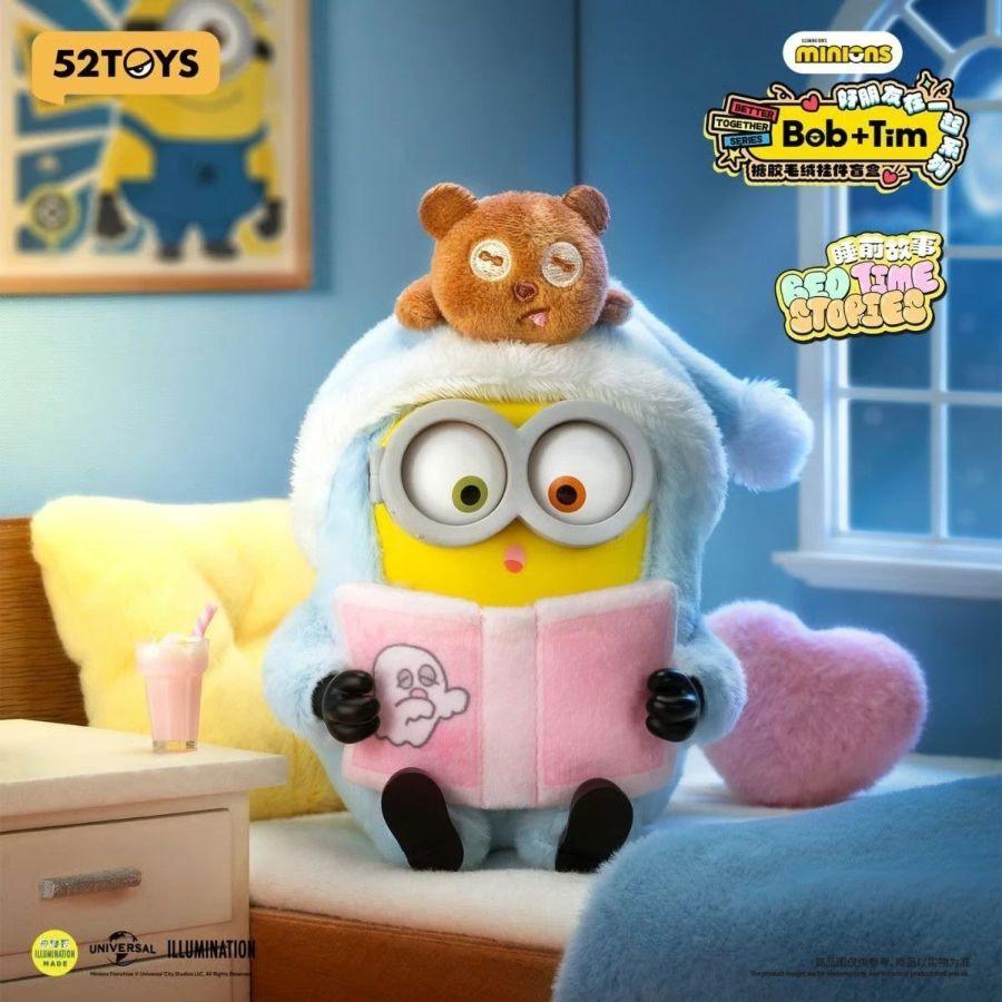Minions - Bob & Tim Best Buddies Forever Series Vinyl Plush Keychain Blind Box (Display of 6)