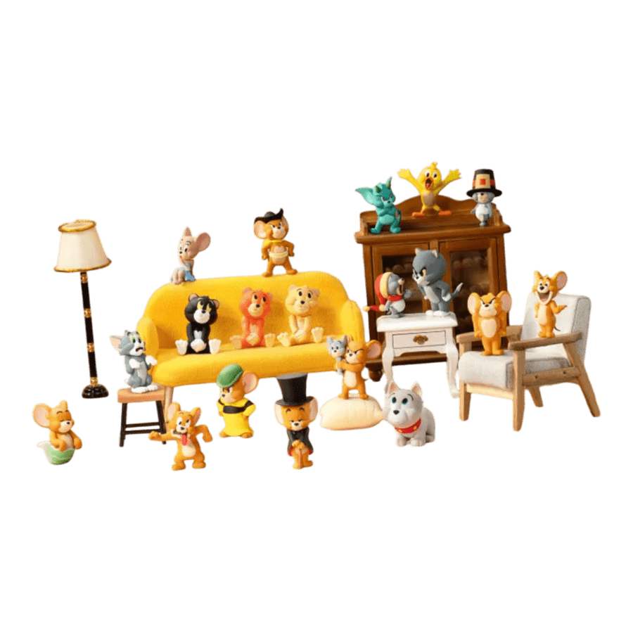 Tom & Jerry - Minime Series 2 Blind Box Figures (Display of 18)