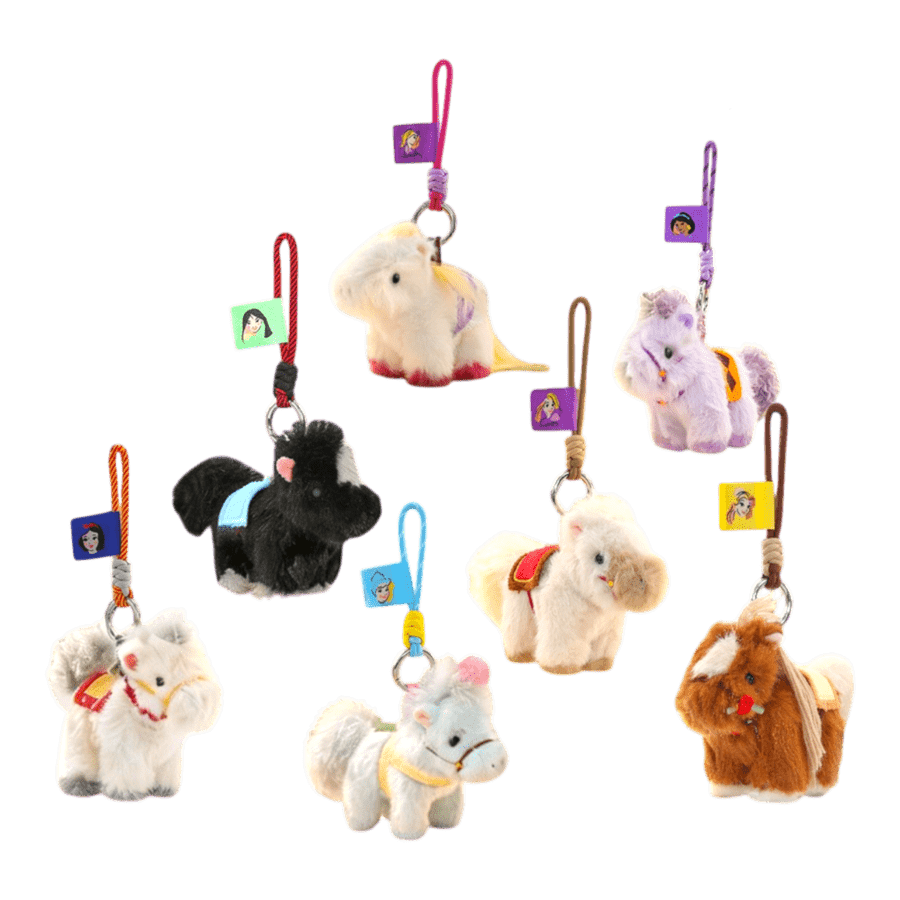 Disney Princess - Pony Pals Series Plush Keychain Blind Box (Display of 6)