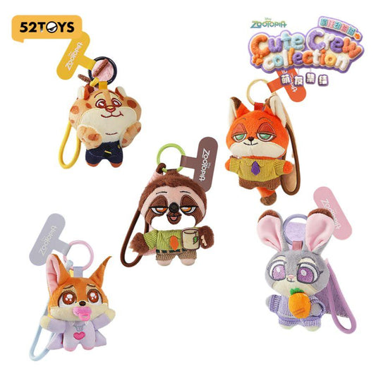 Zootopia - Cute Crew Phone Strap Blind Box Plush (Display of 4)